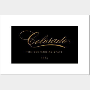 Colorado Calligraphic Lettering Posters and Art